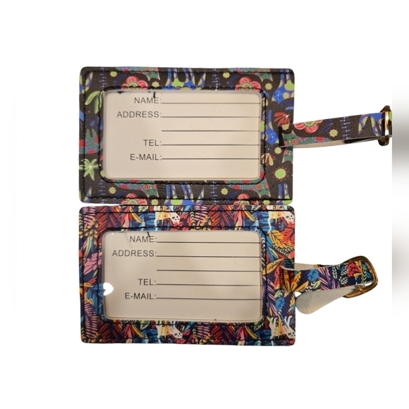 CAT LADY BOX SET OF 2 LUGGAGE TAGS. - Picture 3 of 6